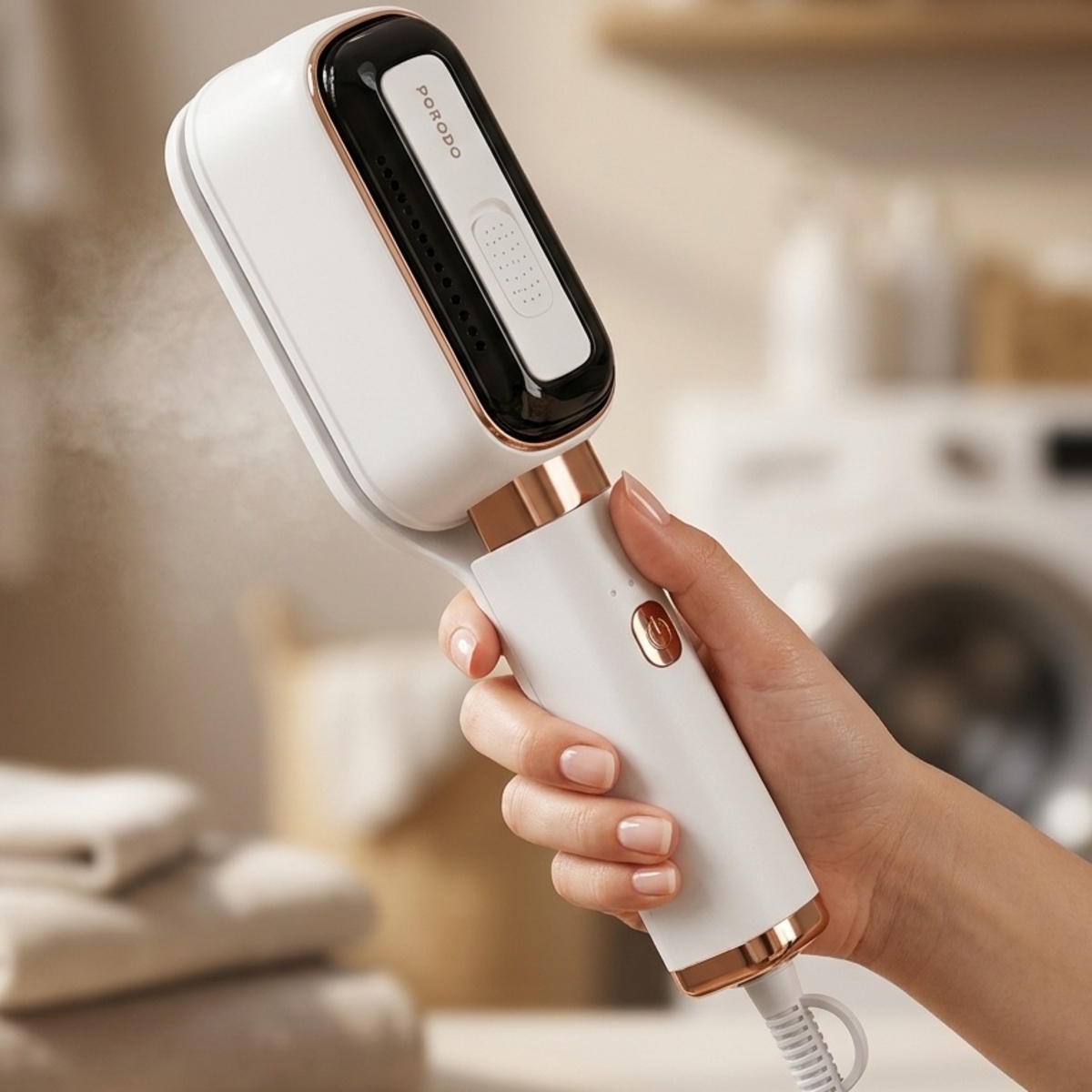 Porodo Mini Handheld Press Steam Iron 1000W