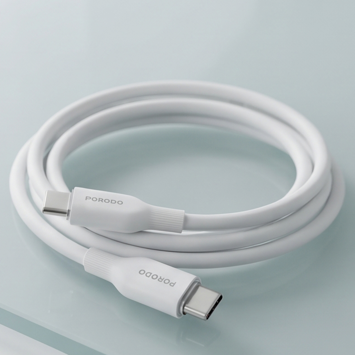 Porodo USB-C To USB-C with Braided Cable 1 Meter