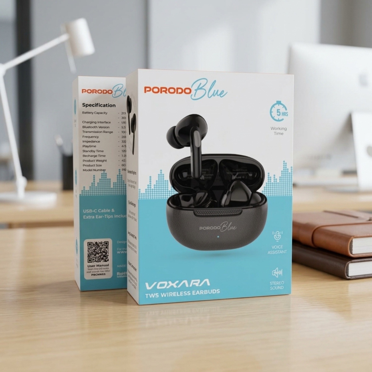 Porodo Earbuds PBcmK03BK