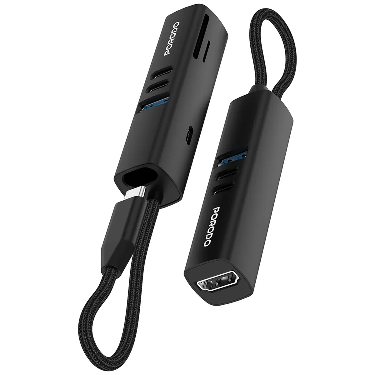 Porodo 7 In 1 Multi Port USB Hub