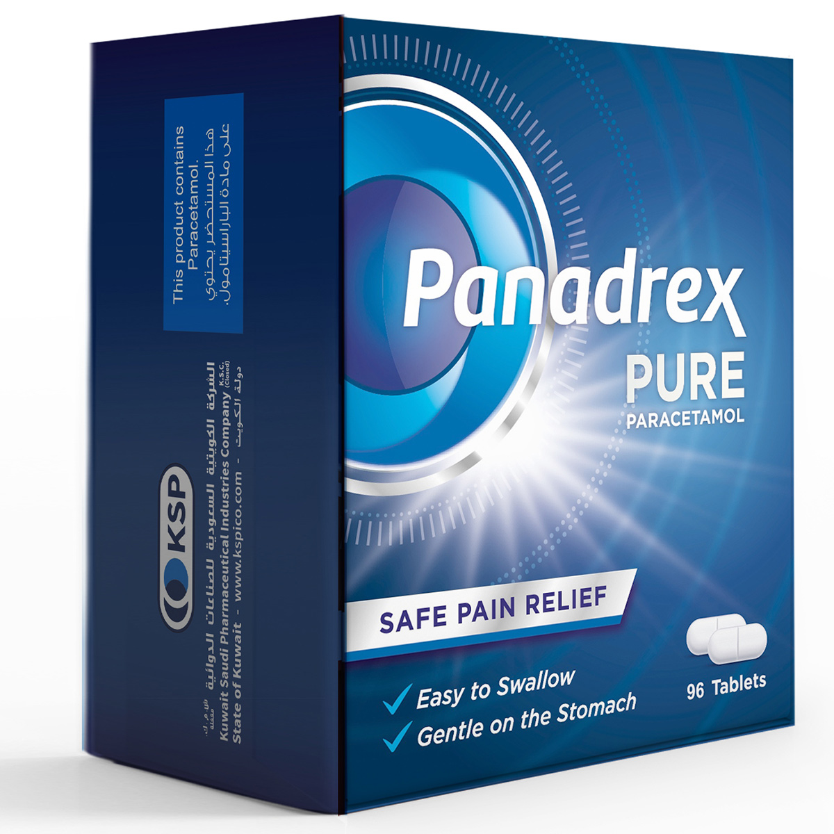 Panadrex Pure Paractamol 96 Tablets 500mg