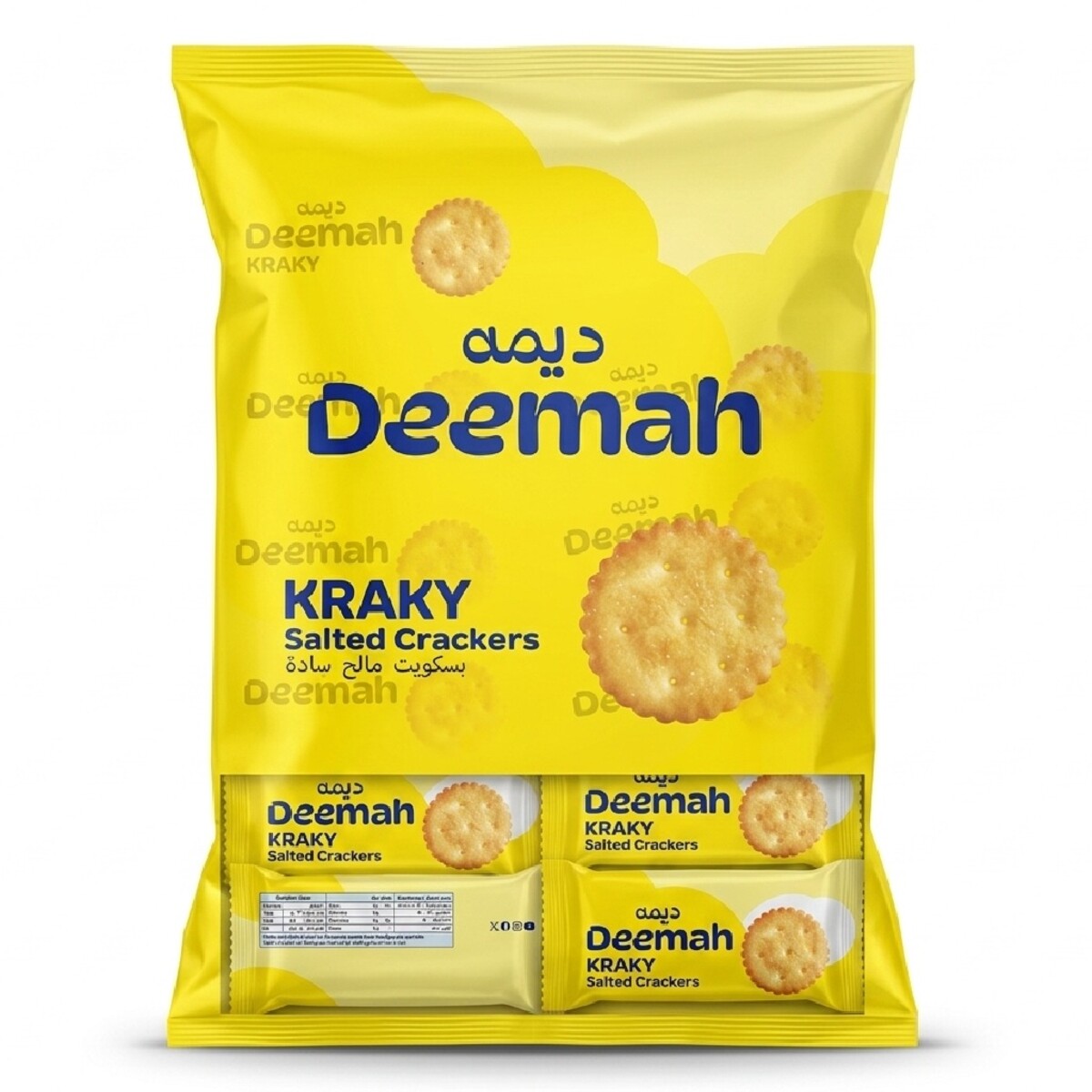 Deemah Kraky Salted Crackers 12x39g