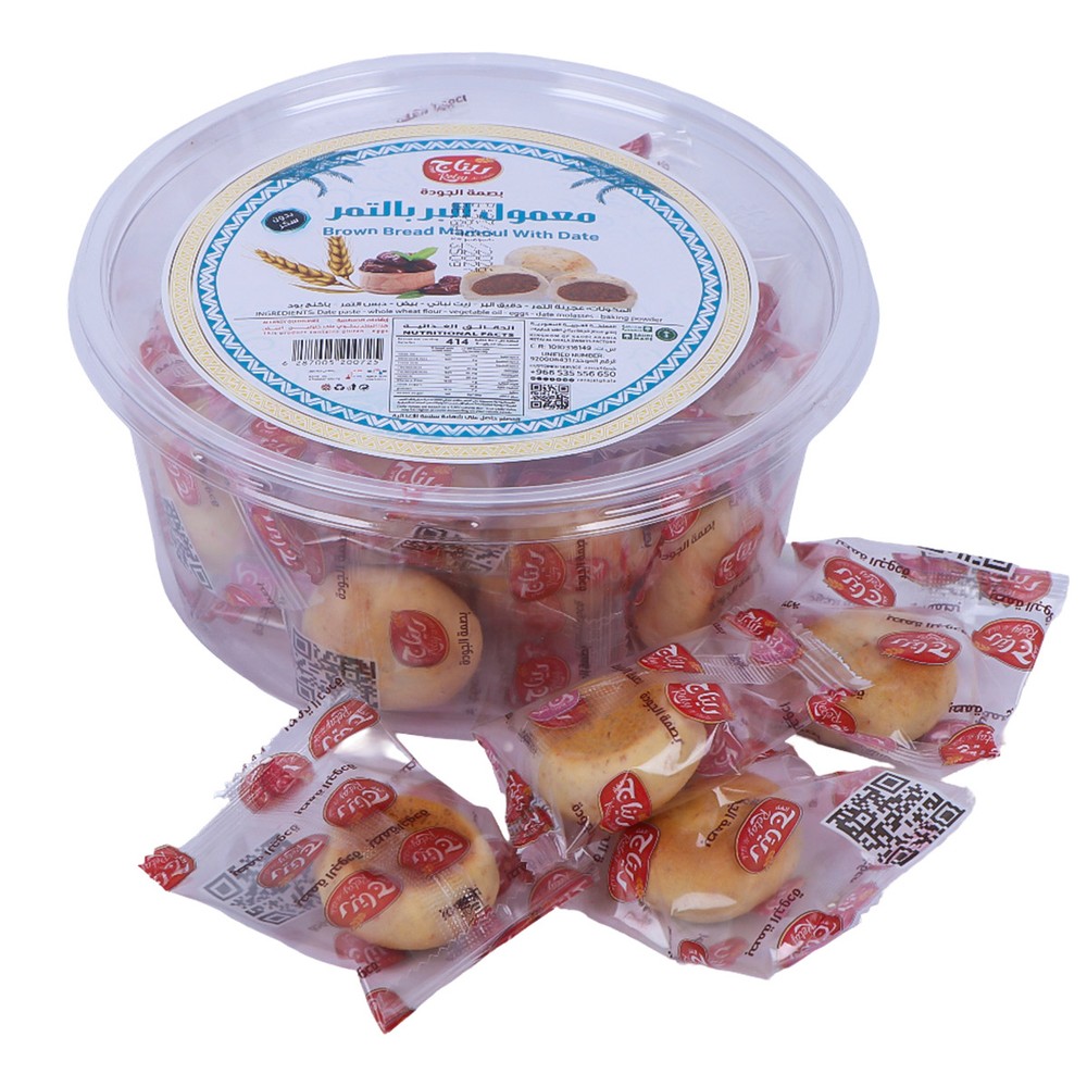 Brown Bread Mamoul With Dates 350g