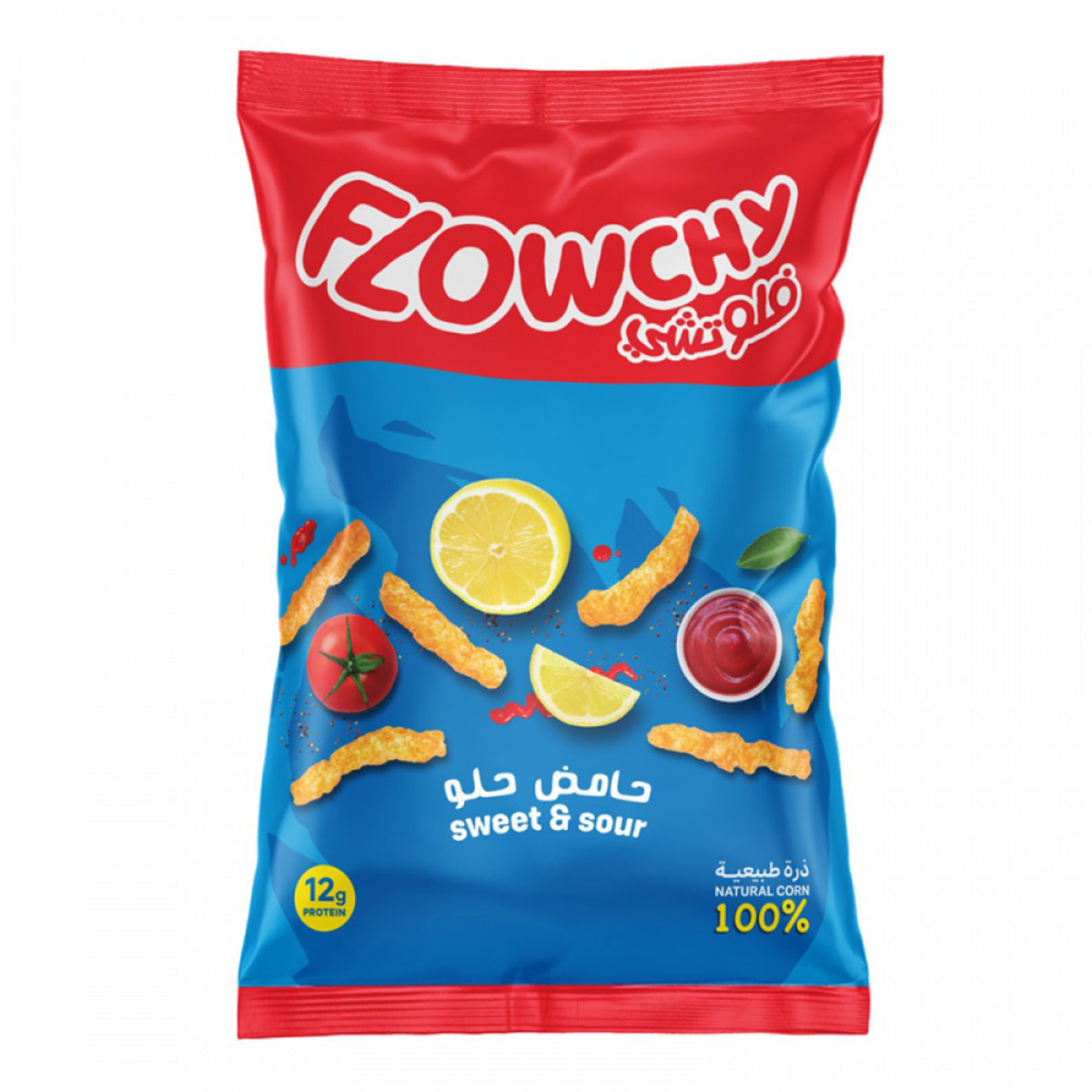 Flowchy Sweet & Sour Puffed Corn 70g