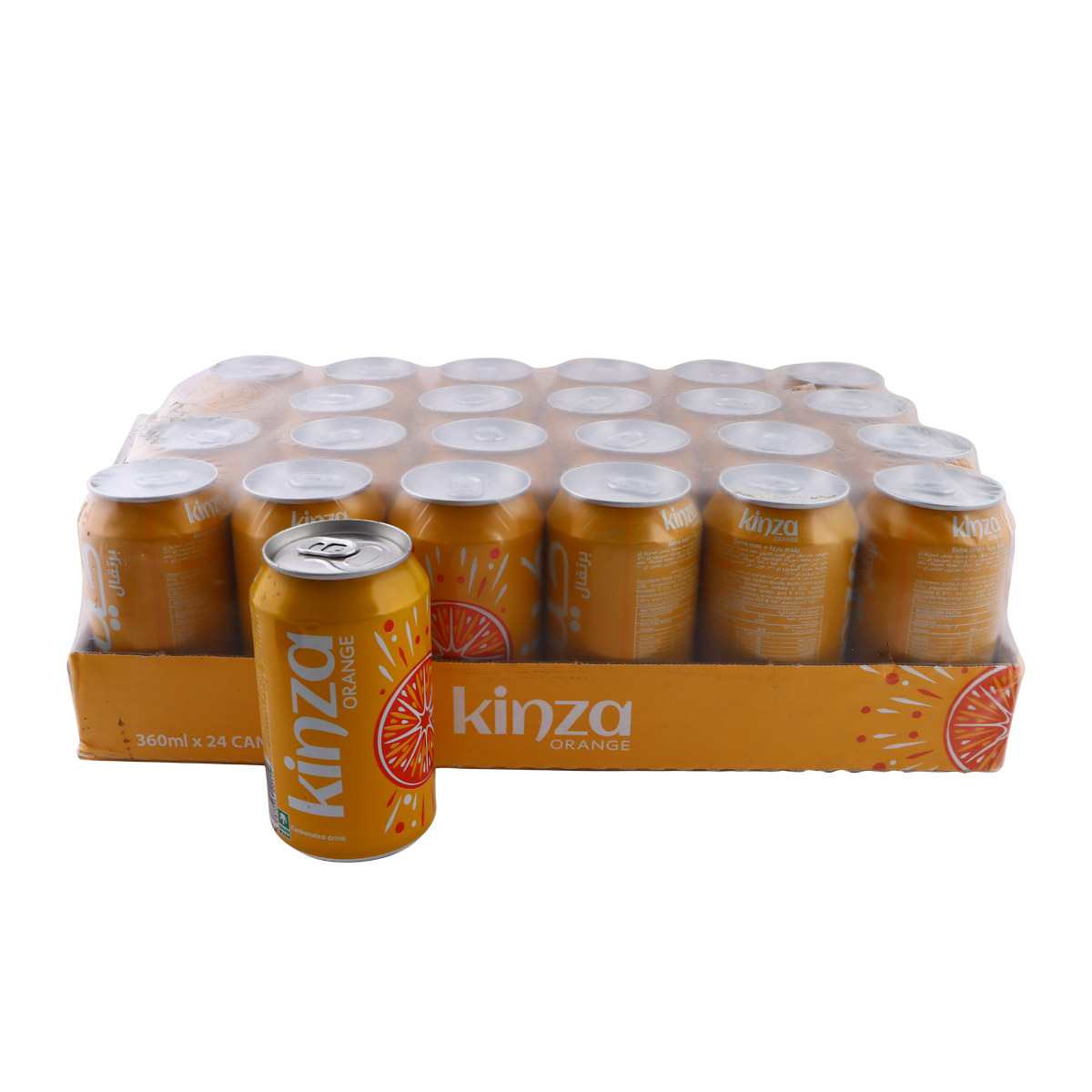 Kinza Orange Csd Can 360ml