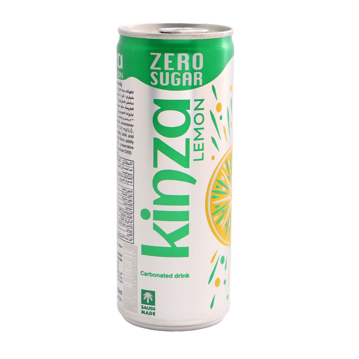 Kinza Lemon Carbonated Drink Zero Sugar 250ml
