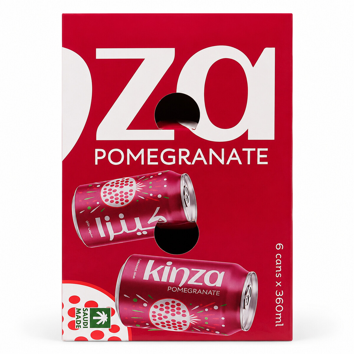 Kinza Carbonated Drink Pomegranate 360ml