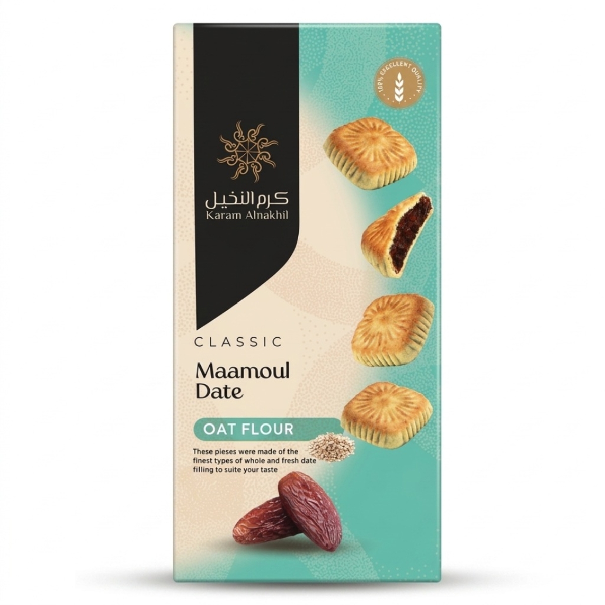 Karam Alnakhil Classic Maamoul Date Oat Flour 200g