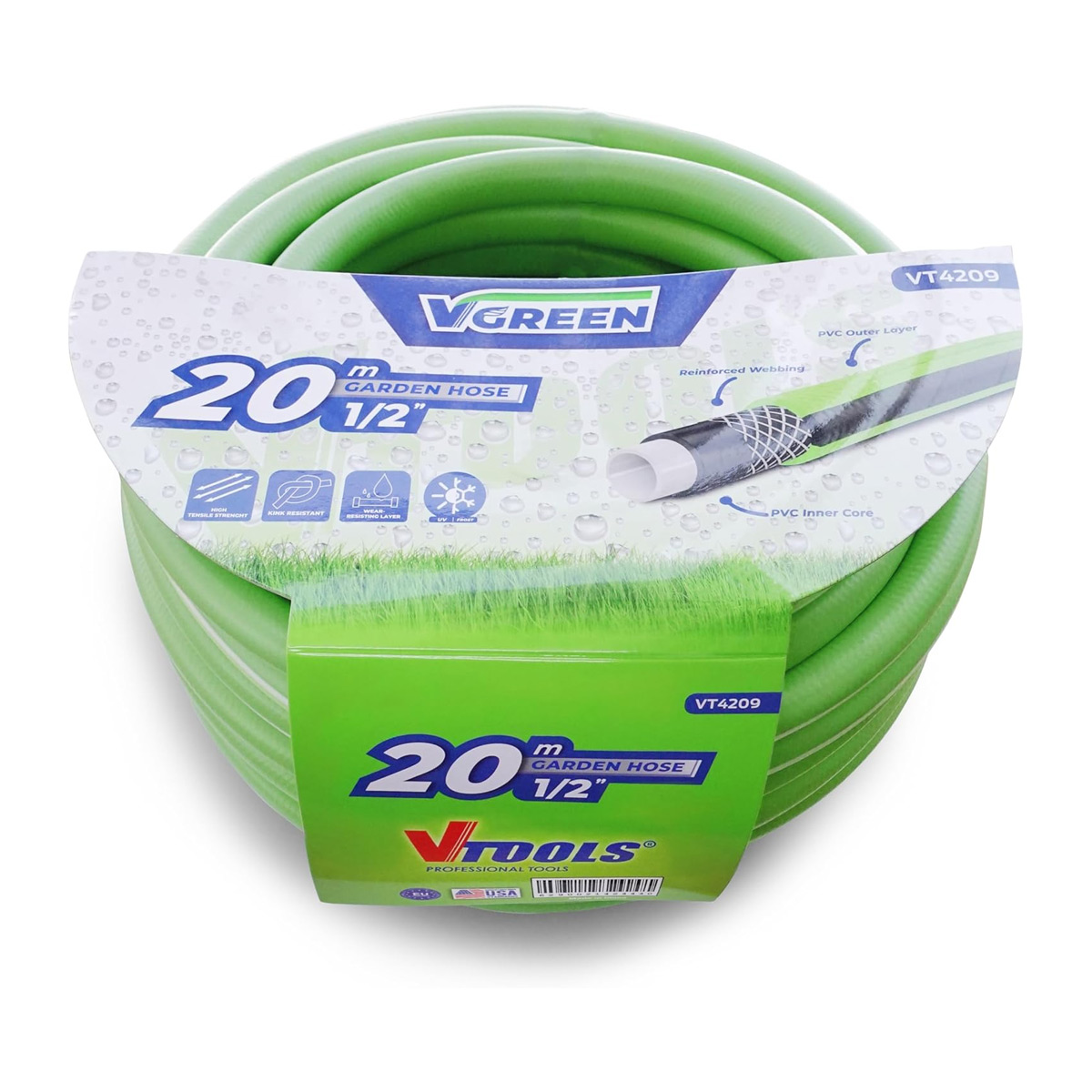 Vtools Garden Hose 20 Meter