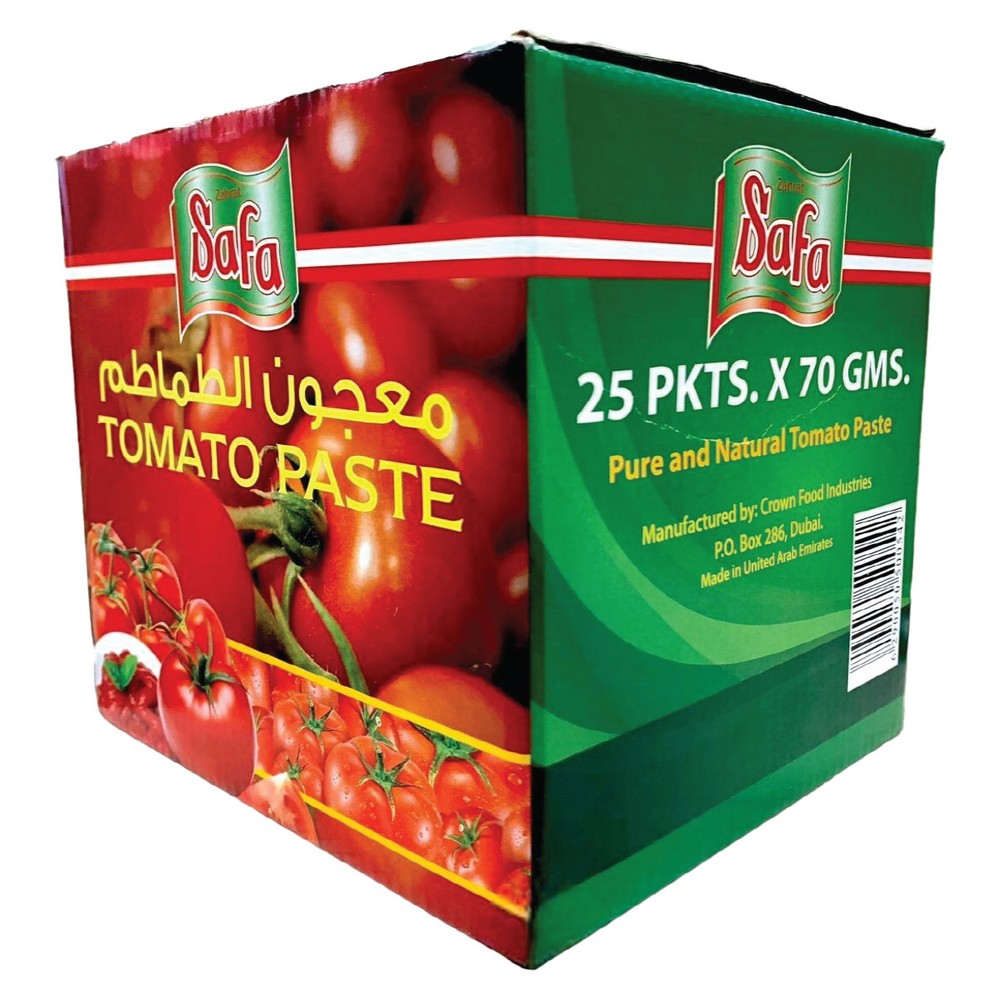 Safa Tomato Paste Pouch 25x70g