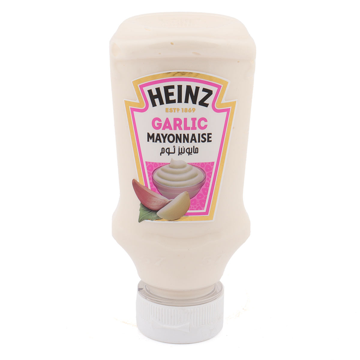 Heinz Mayonnaise Garlic Top Down 225ml