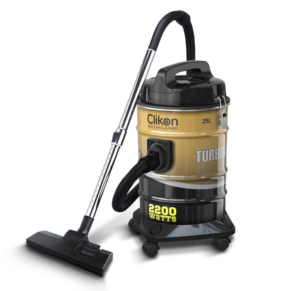 Clikon Drum Vacuum Cleaner Turbo 25L 2200 watts CK4424