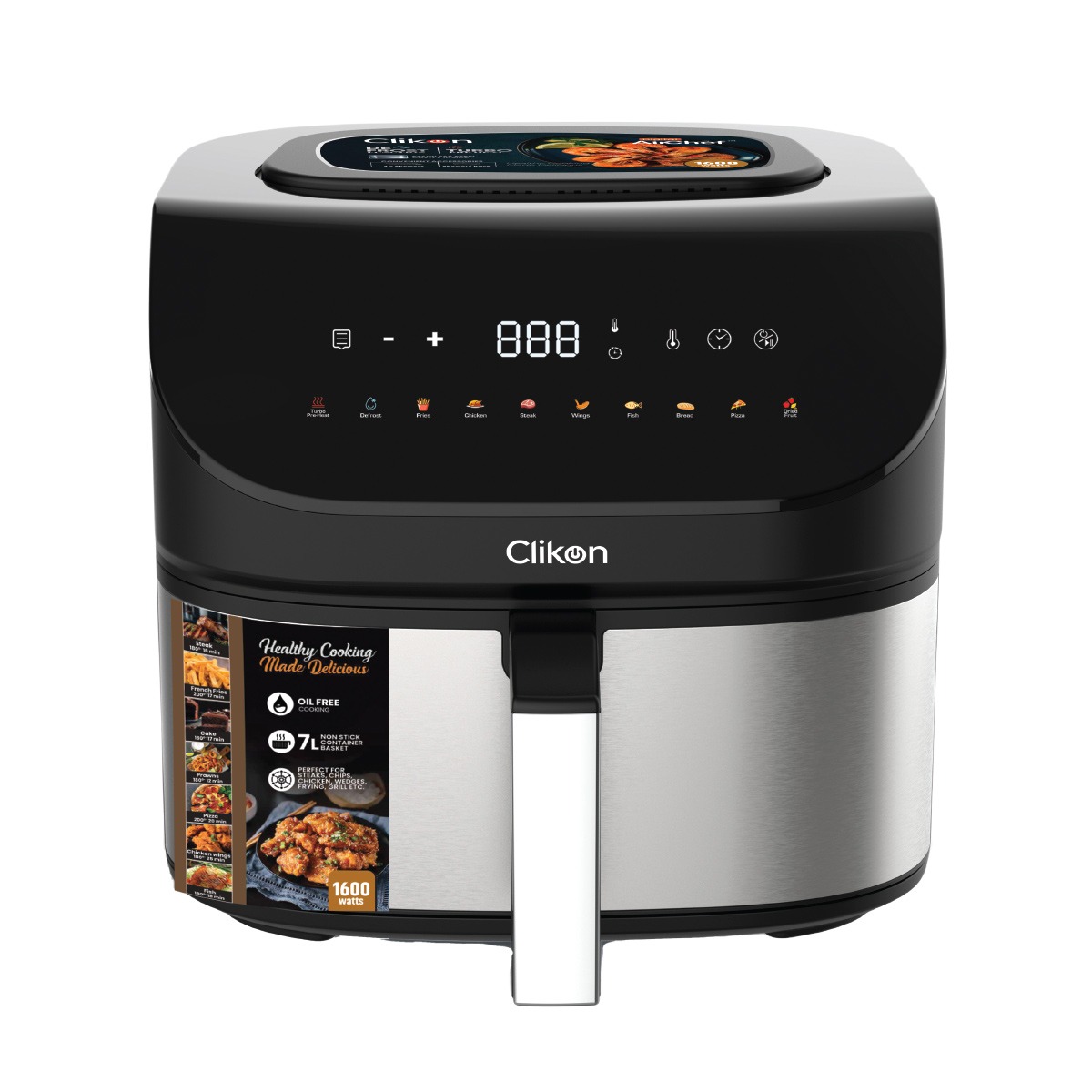 Clikon Air Fryer 7L 1600W CK368