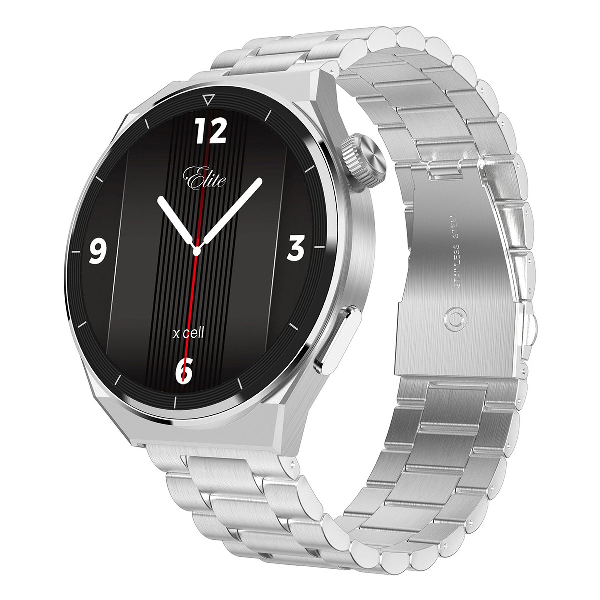 X Cell Elite Men Watch Silver XL-WCH-ELITE4-SLF