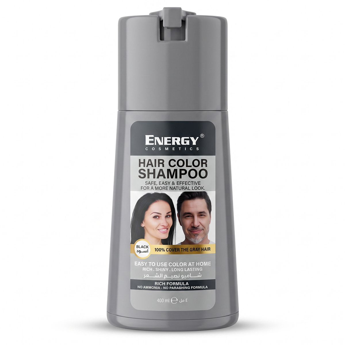 Energy Cosmetics Hair Color Shampoo 400ml