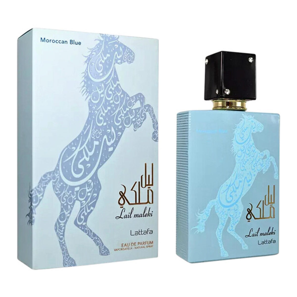 Lattafa Lail Maleki Moroccan Blue Unisex Eau De Parfum 100ml