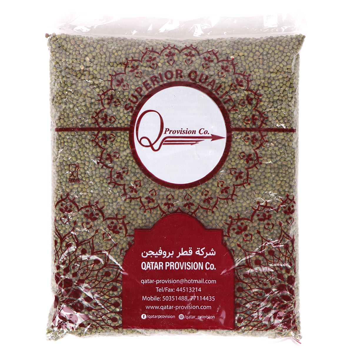 QPC Moong Whole 1.5Kg