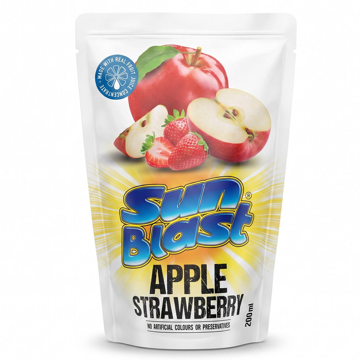 Sun Blast Apple and Strawberry 200ml