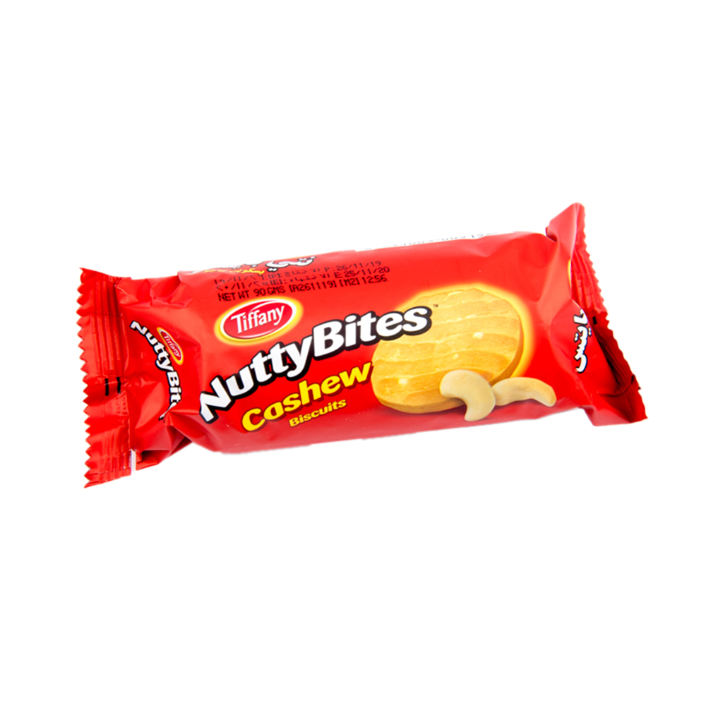 Tiffany Nutty Bites Cashew Biscuits 90g