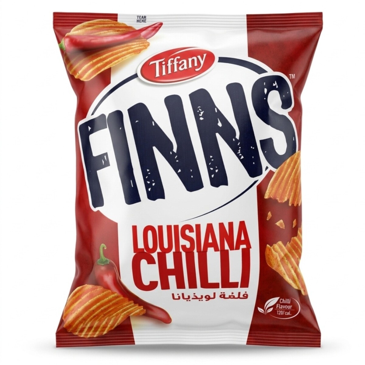 Tiffany Finns Louisiana Chilli Chips 12g