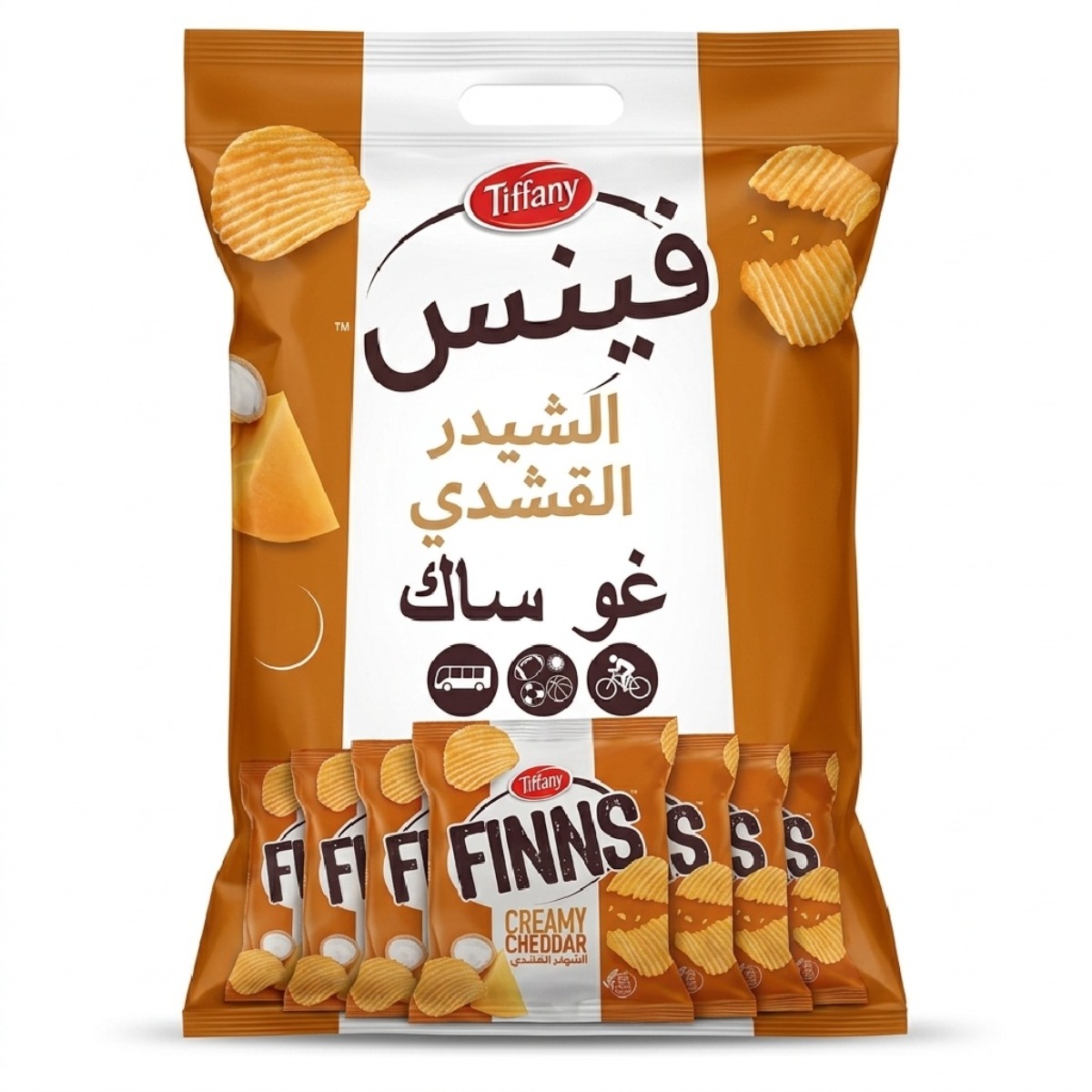 Tiffany FINNS Creamy Cheddar Chips 24x12g