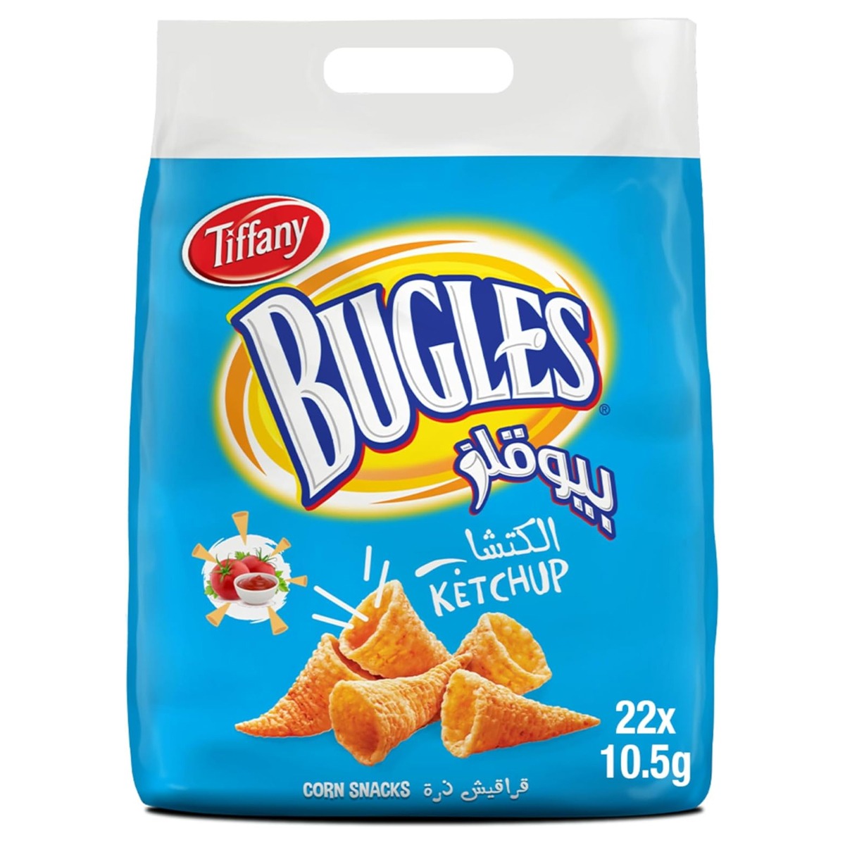 Tiffany Bugles Ketchup Chips 14g