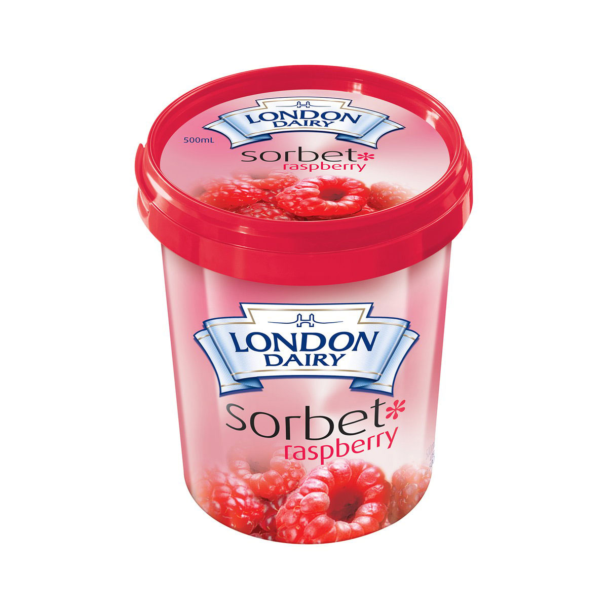 London Dairy Raspberry Sorbet Ice Cream 500ml