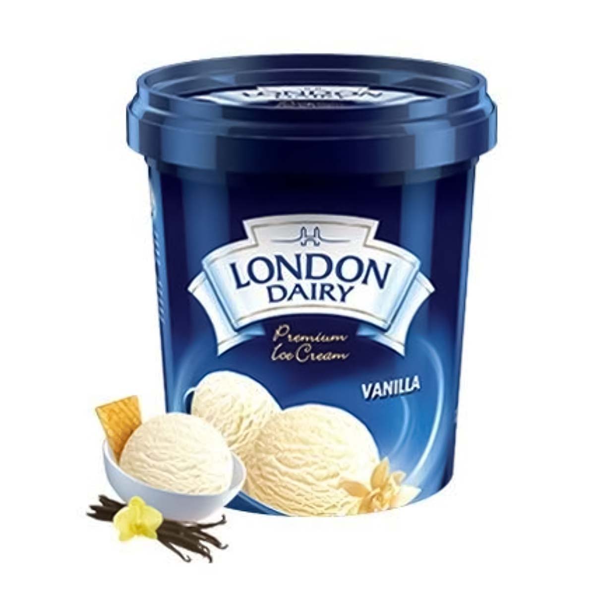 London Dairy Vanilla Cup Ice Cream Tub 125ml
