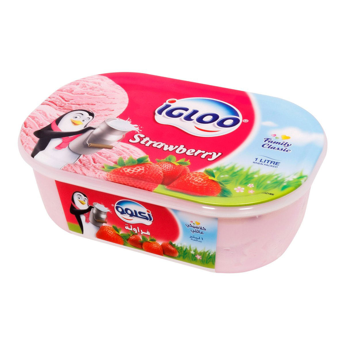 Igloo Strawberry Ice Cream Tub 1L