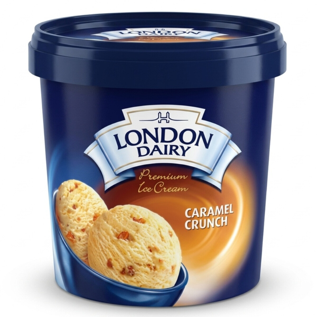 London Dairy Premium Ice Cream Caramel Crunch 1L