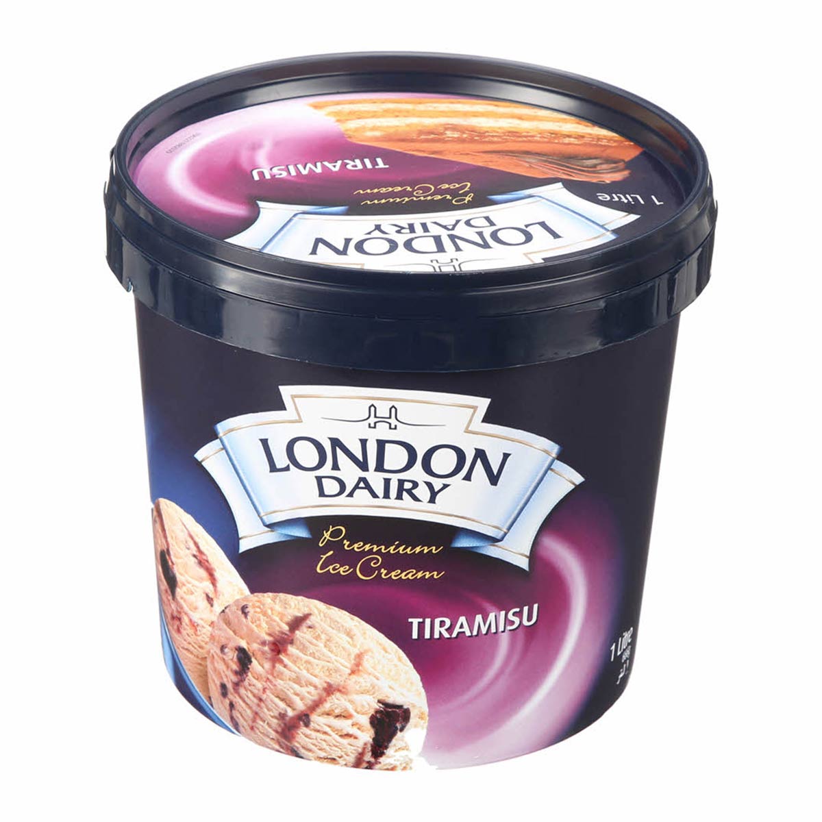 London Dairy Tiramisu Ice Cream Tub 1L