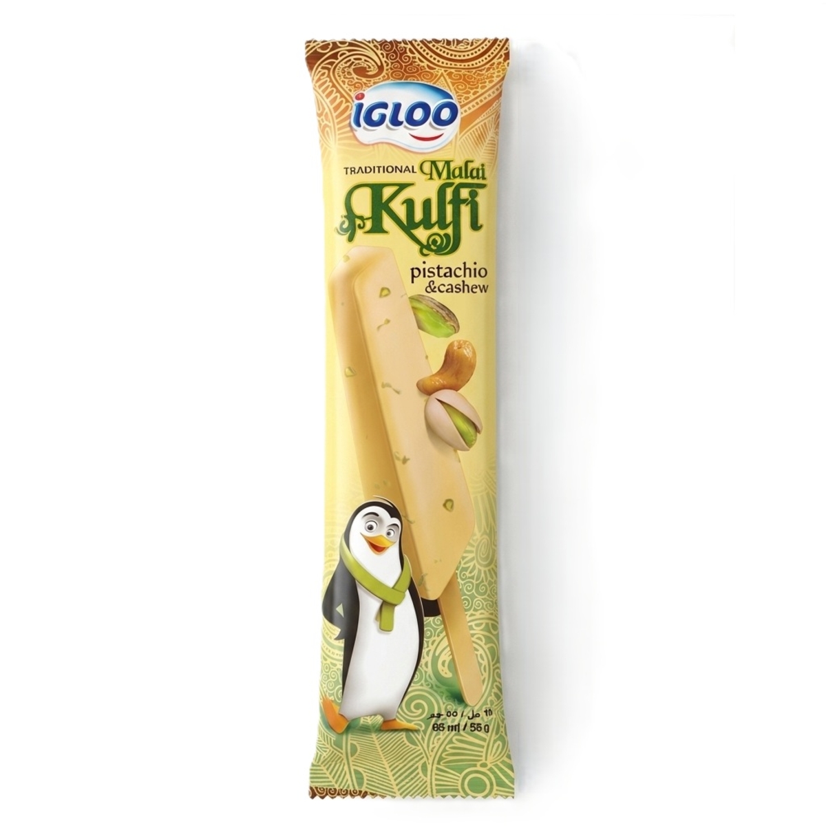 Igloo Traditional Malai Kulfi Pistachio & Cashew 65ml