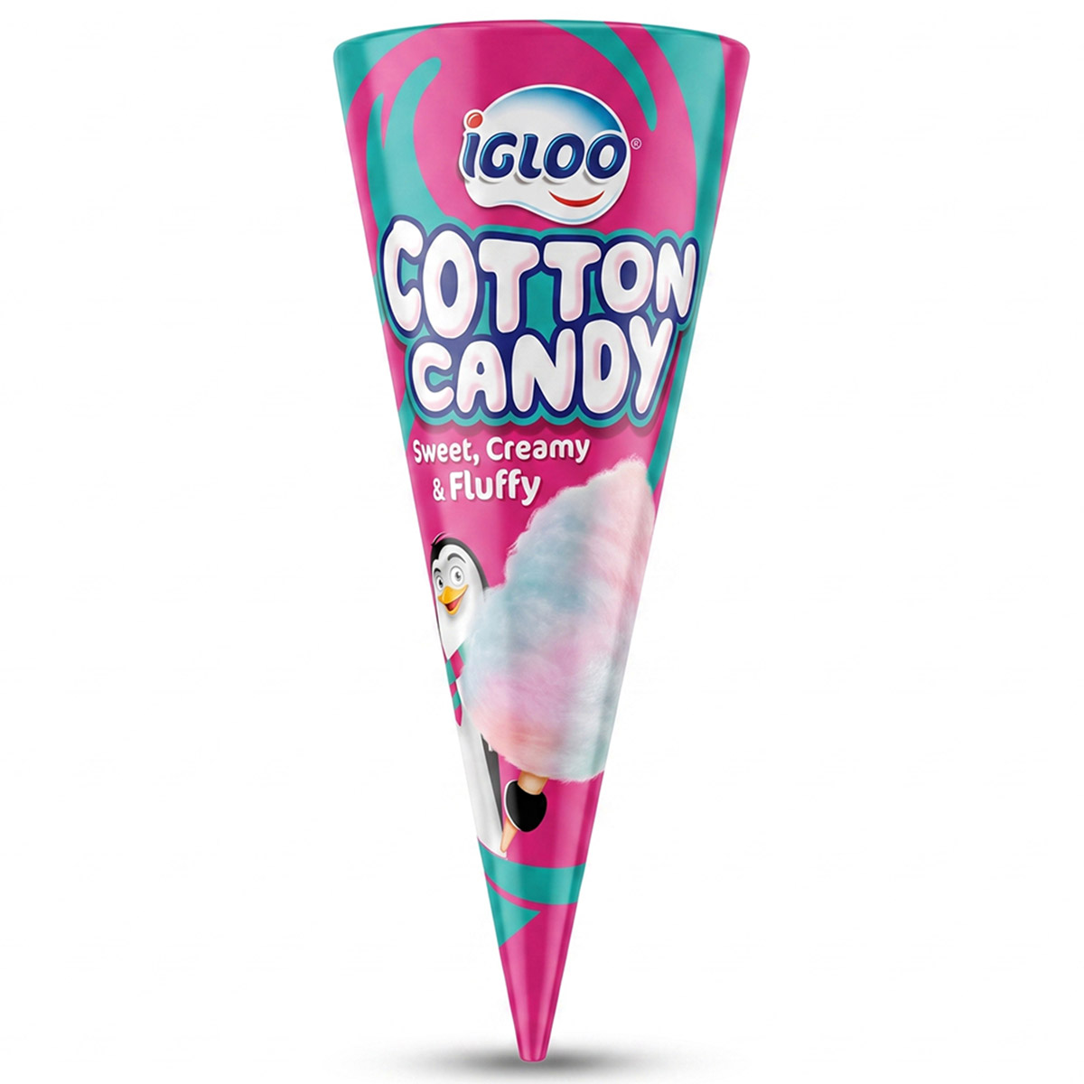 Igloo Cotton Candy Sweetm Creamy & Fluffy Ice Cream 120M