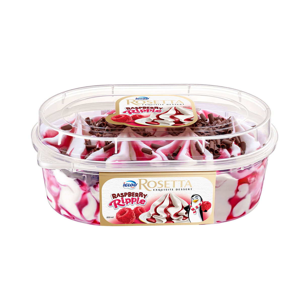 Igloo Rosetta Raspberry Ripple Exquisite Dessert Ice Cream 850ml