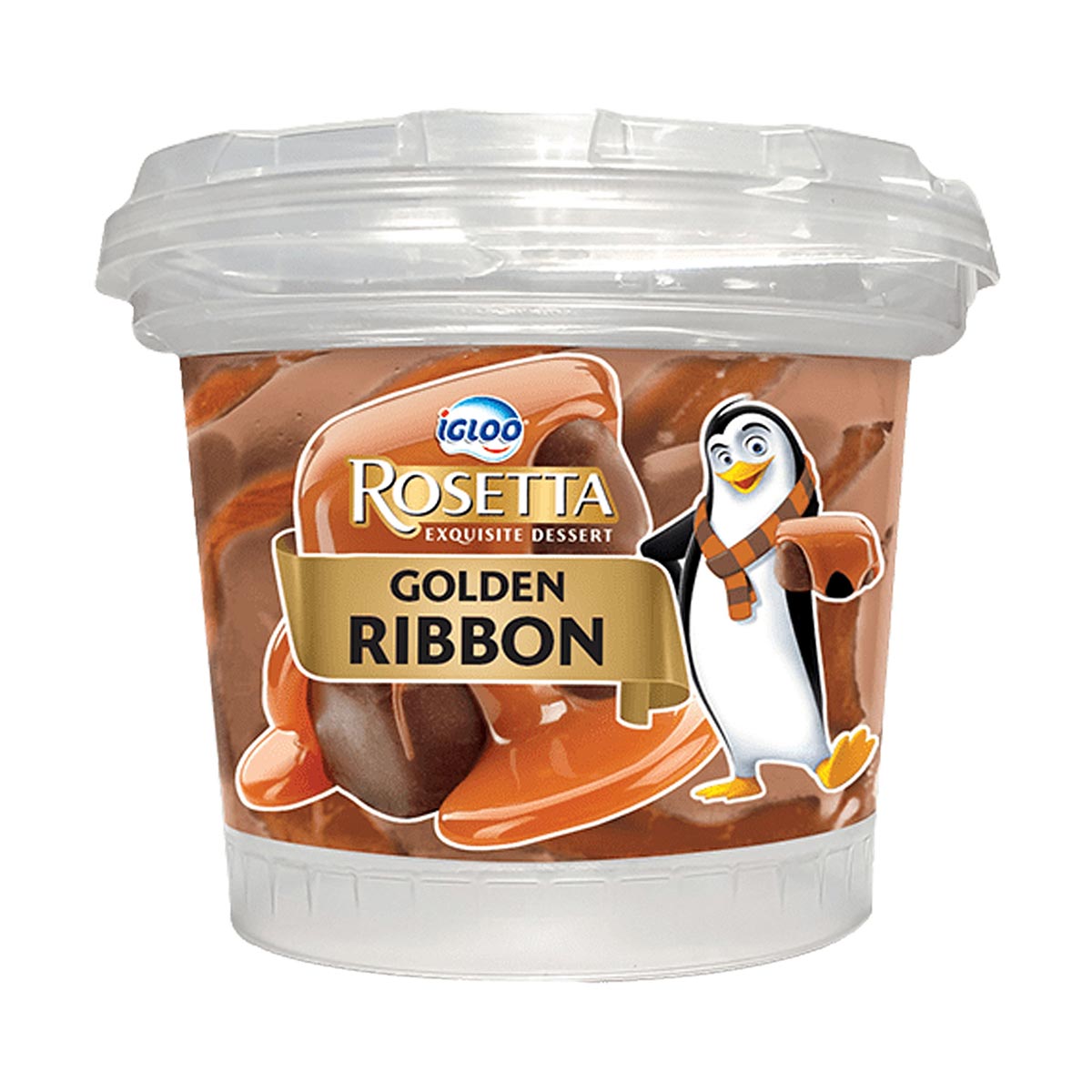 Igloo Rosetta Golden Ribbon Exquisite Dessert Ice Cream 150ml