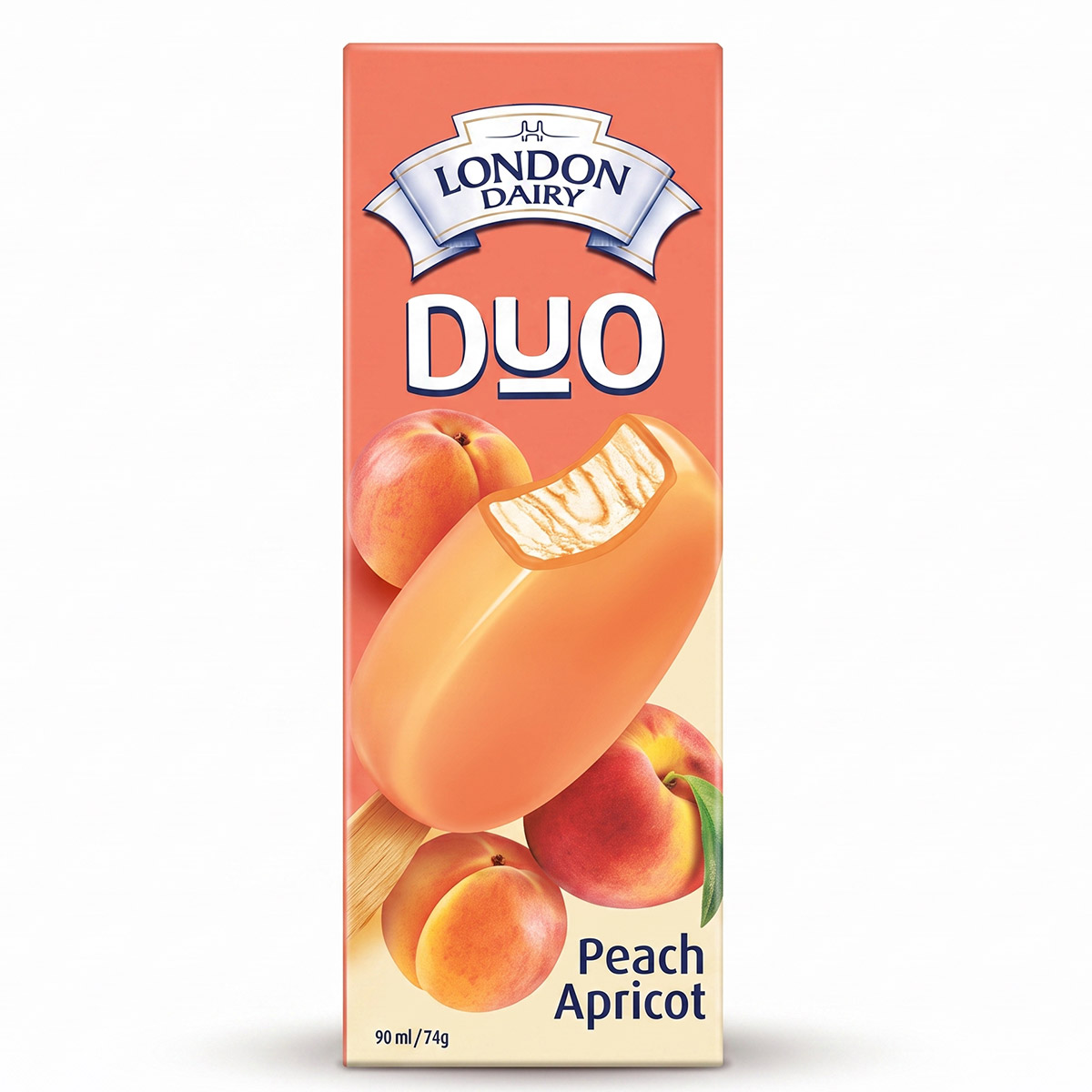 London Dairy Duo Peach Apricot 90ml