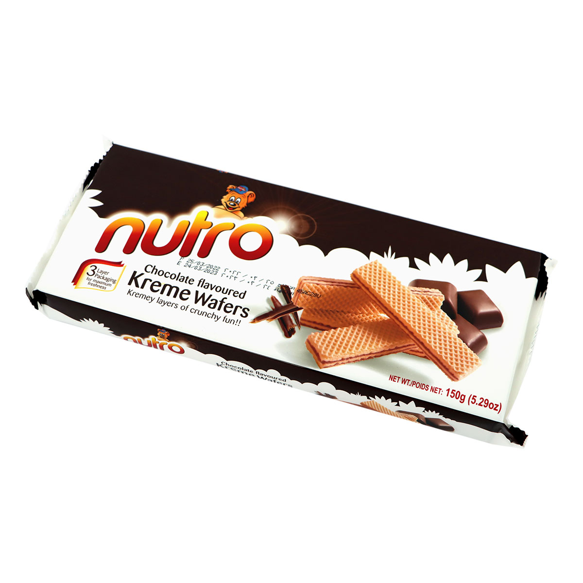Nutro Chocolate Flavoured Wafers 150g