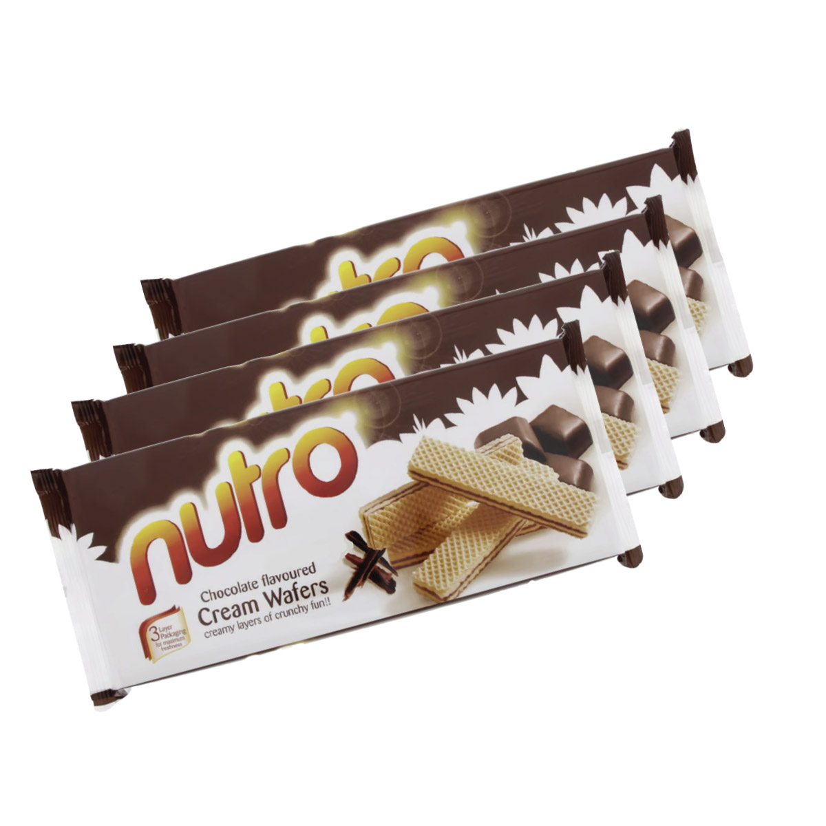 Nutro Chocolate Flavoured Cream Wafers 4X150g