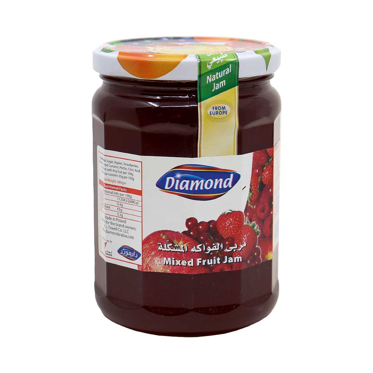 Diamond Mixed Fruit Jam 750 gm