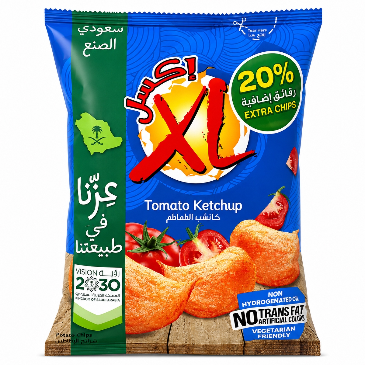 XL Potato Chips Tomato Ketchup 100g