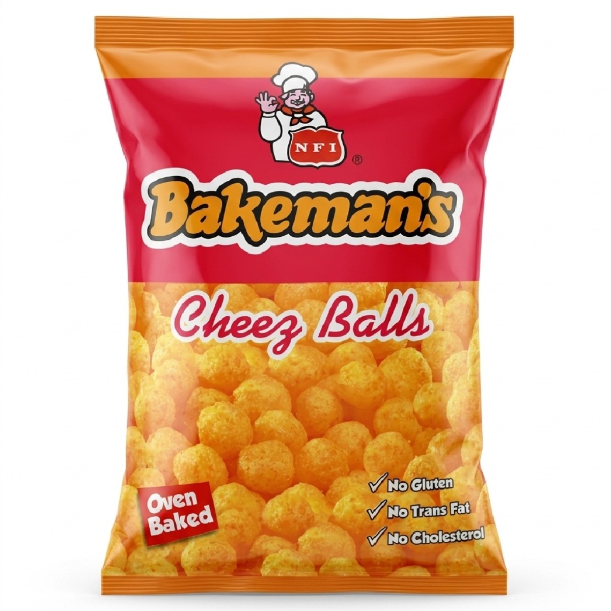 Bakeman's Cheez Balls 80g