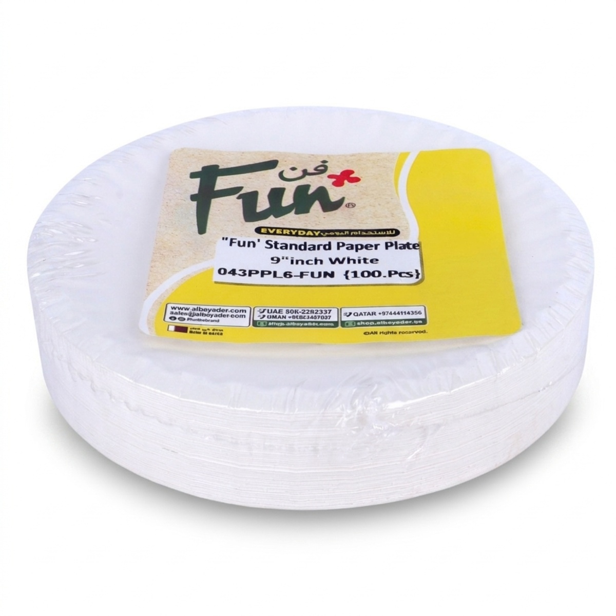 Standard Paper Plate 6 Inch White 100P