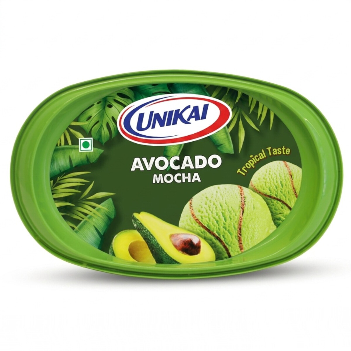 Unikai Avocado Mocha Ice Cream 1L
