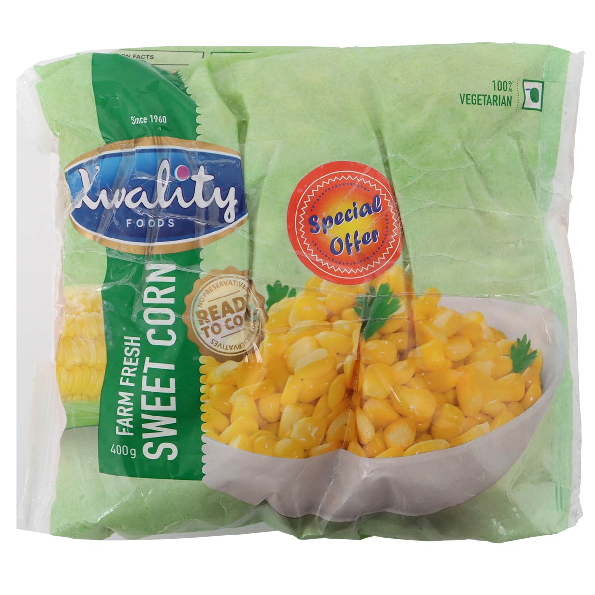 Kwality Foods Sweet Corn 3 Pieces