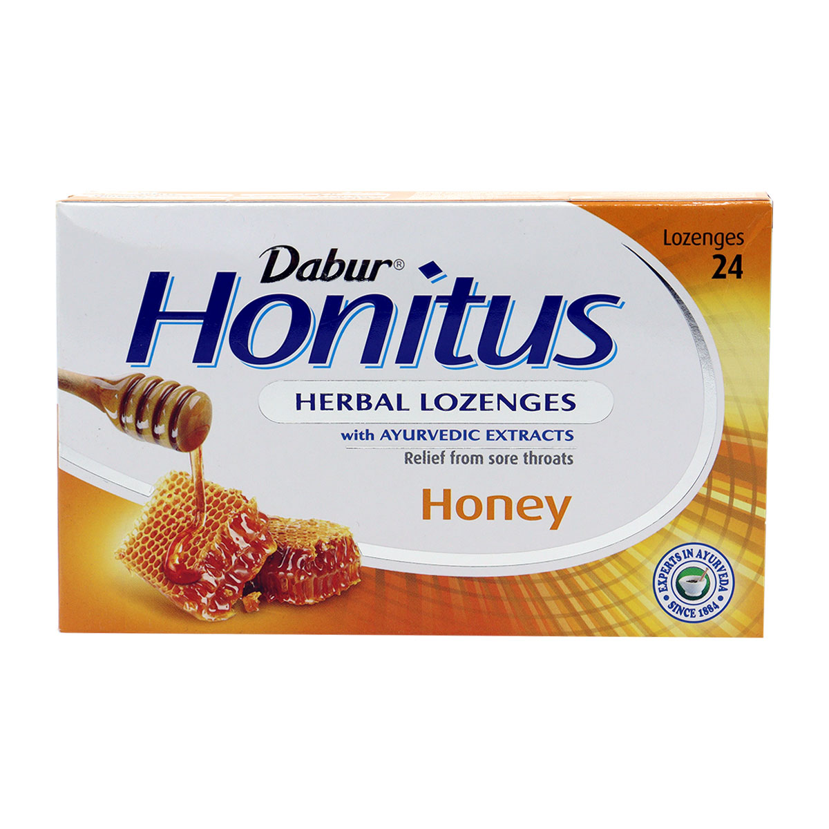Dabur Honitus Herbal Lozenges Honey 24Pcs