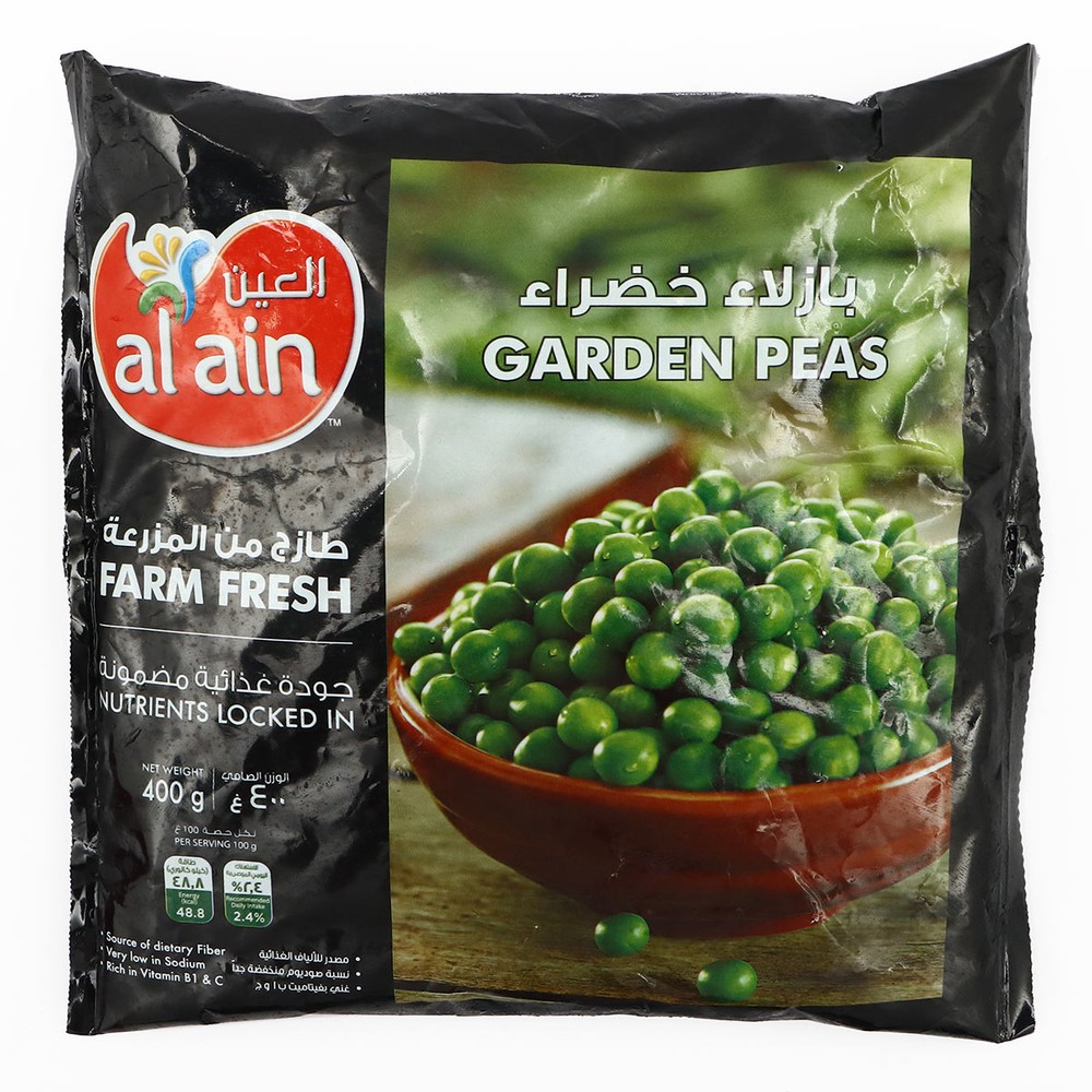 Al Ain Farm Fresh Garden Peas 400g