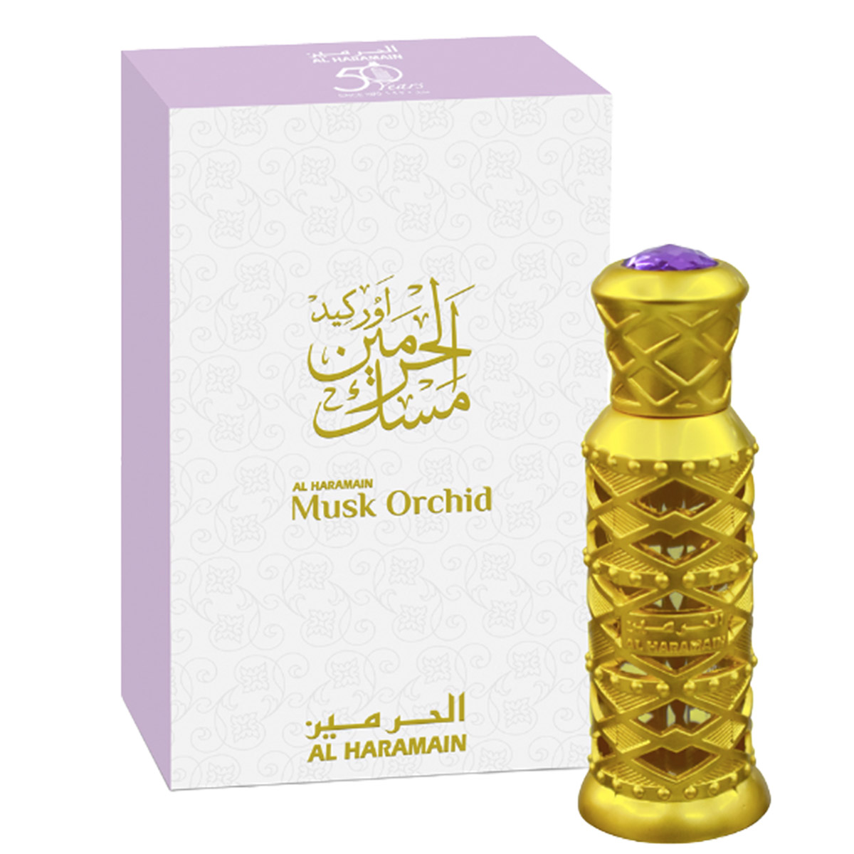 الحرمين مسك أوركيد للجنسين زيت عطر 12 مل | العطور والروائح | العطور والروائح العربية