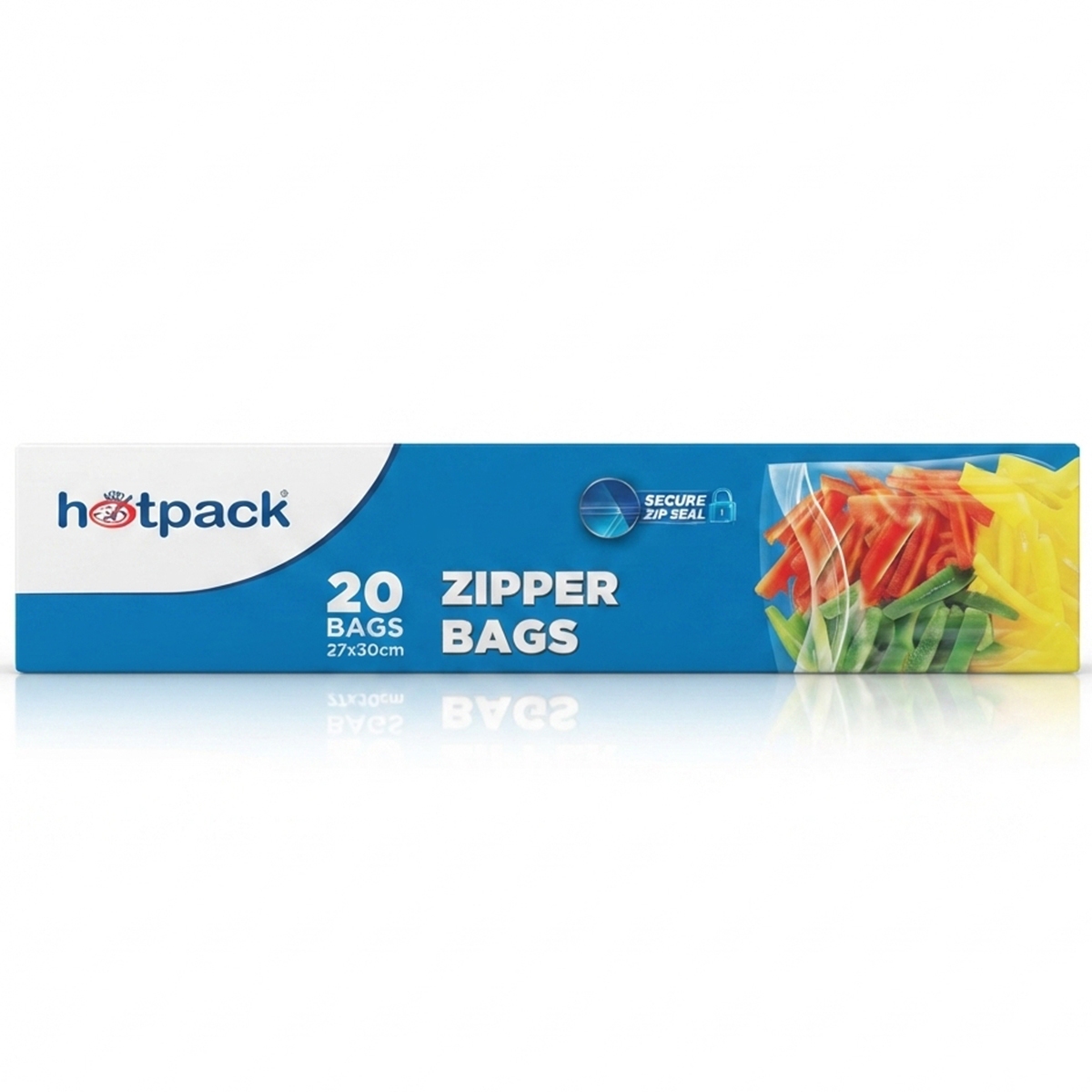 Hot Pack 27 x 30cm Zipper Bags 1 x 20 Pieces