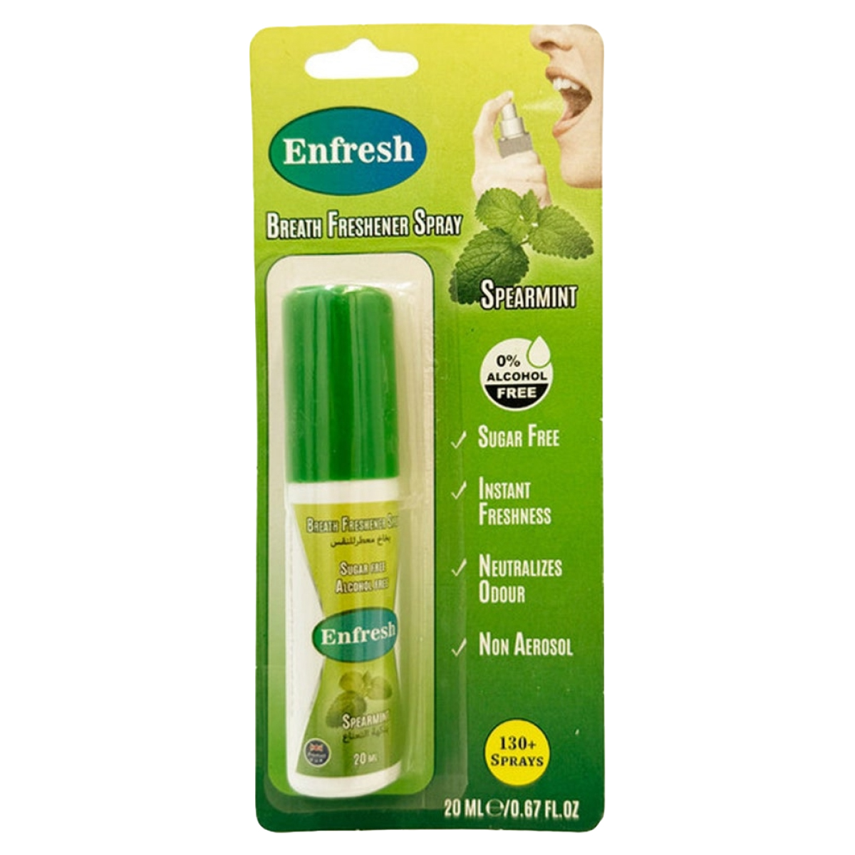 Enfresh Breath Freshener Spray Spearmint 20ml