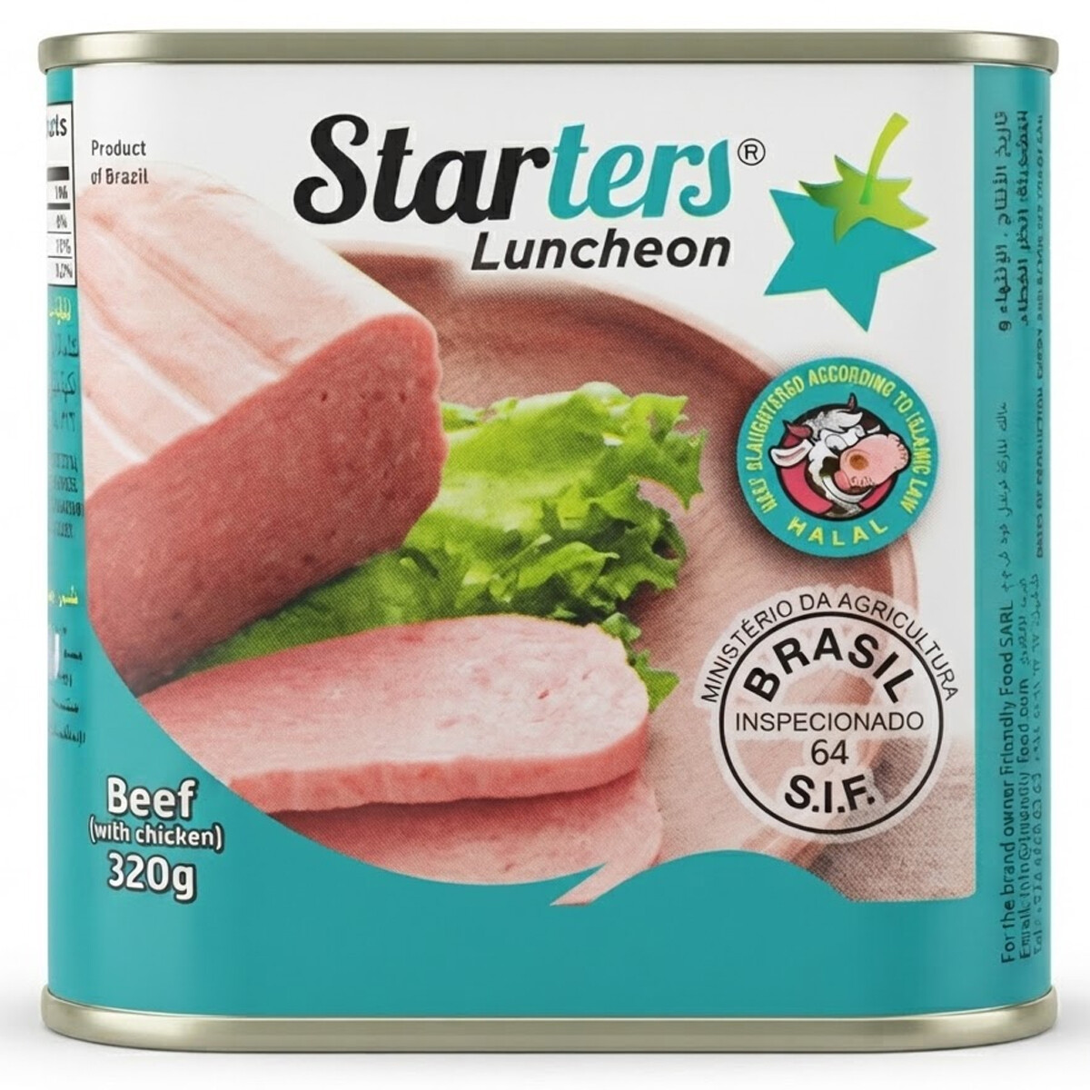 Staters Canned Beef With Chicken Luncheon 320g